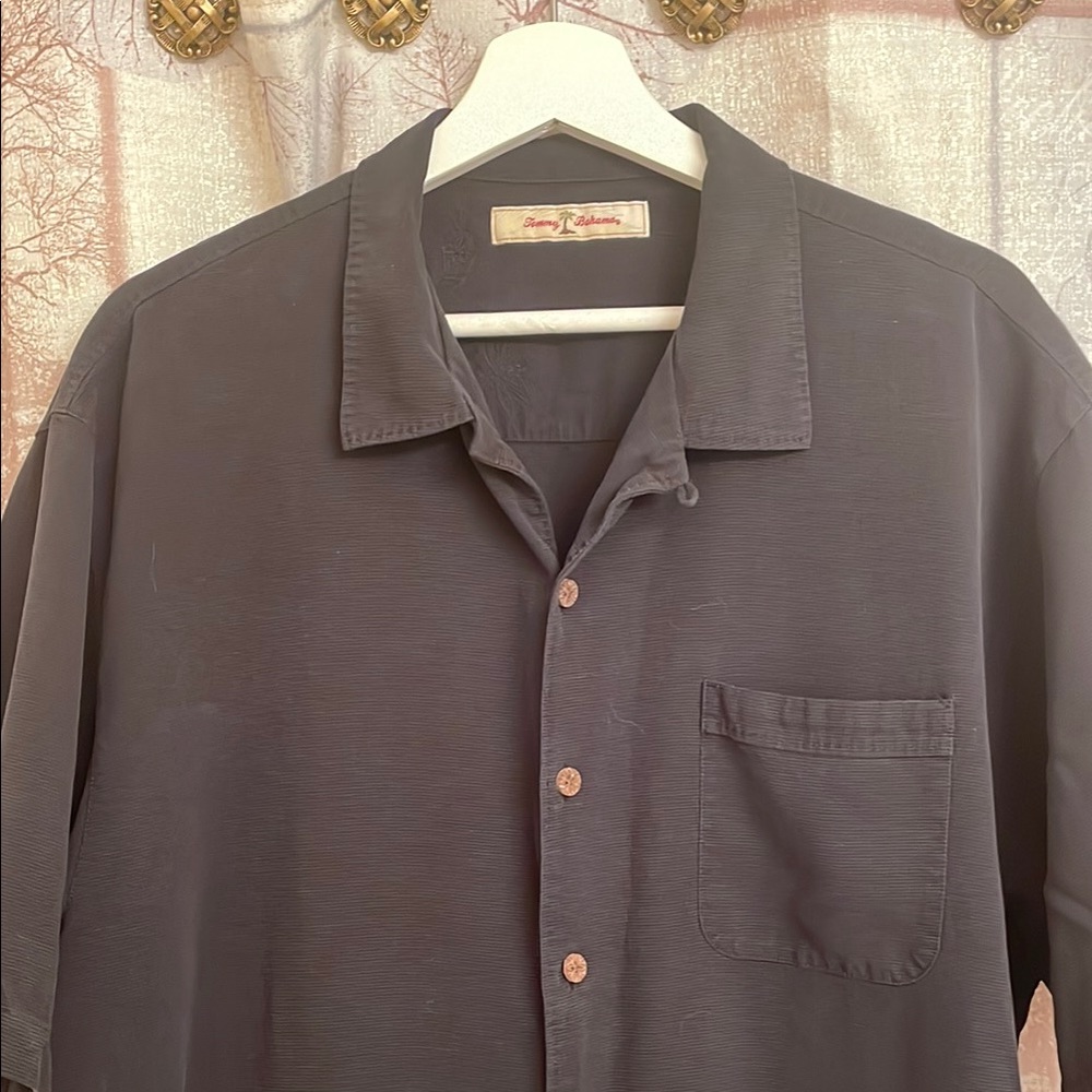 Tommy Bahama Men's Black Shirt